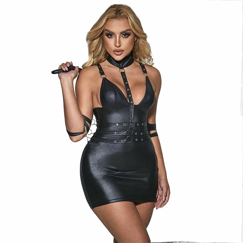 Subblime Body Bondage Skorzane Czarny L/XL Regulowane Paski