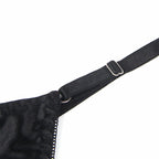 SUBBLIME 955199 Komplet bielizny z regulowaną kokardą czarny S/M