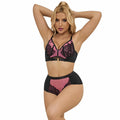 SUBBLIME 955588 Komplet Pink Skora Lakierowana Siateczka L/XL