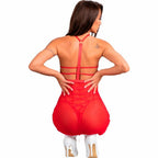 Livco Corsetti Fashion Santas Candy LC90722 Komplet świąteczny S/M czerwony