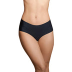 Bye Bra Invisible High Brief Nude + Black XXL - Bezszwowe majtki 2-pak