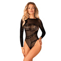 Obsessive Body B137 XL/XXL Czarne Prześwitujące Elastyczne Materiał