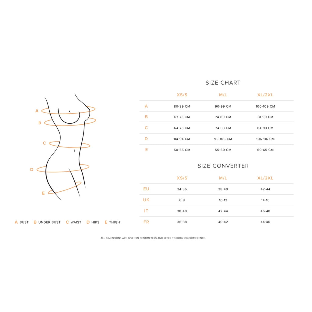 Obsessive Bellastia Body czarne XS/S - regulowane, z koronką