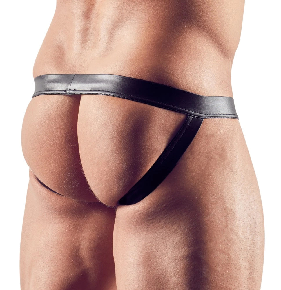 Svenjoyment Męskie Majtki Jockstrap Paski Czarny M Elastyczny Design