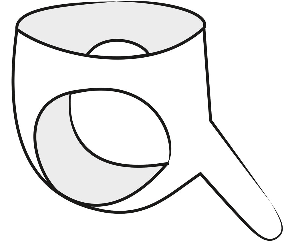 LateX Czerwone Lateksowe Majtki z Elementem Zewnętrznym 15 cm M
