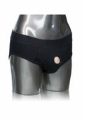 CalExotics Packer Gear Brief Harness czarne majtki z systemem mocowania L/XL