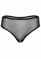 Alexa majtki z siateczki bezszwowe z otwartym krokiem S/M L/XL czarne