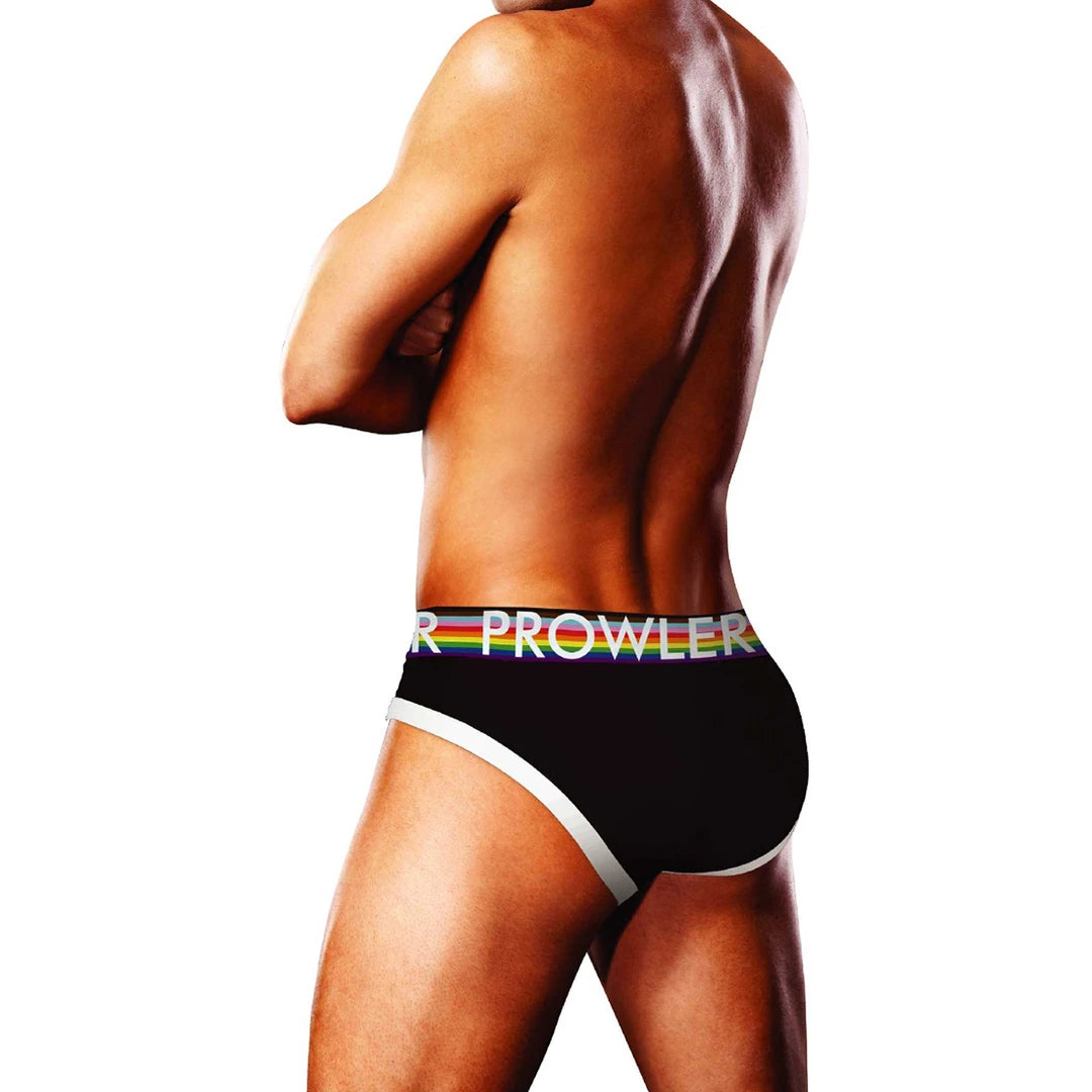 Prowler Majtki Figi Paw XS Czarny z Logo Pride Progress