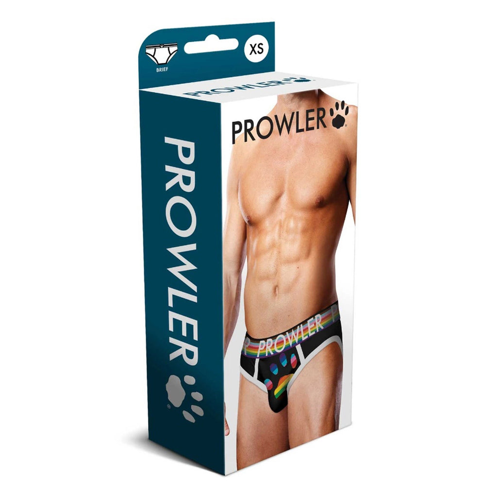 Prowler Majtki Figi Paw XS Czarny z Logo Pride Progress