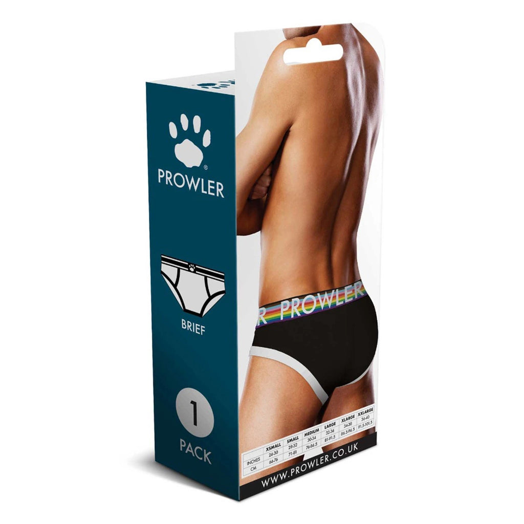 Prowler Majtki Figi Paw XS Czarny z Logo Pride Progress