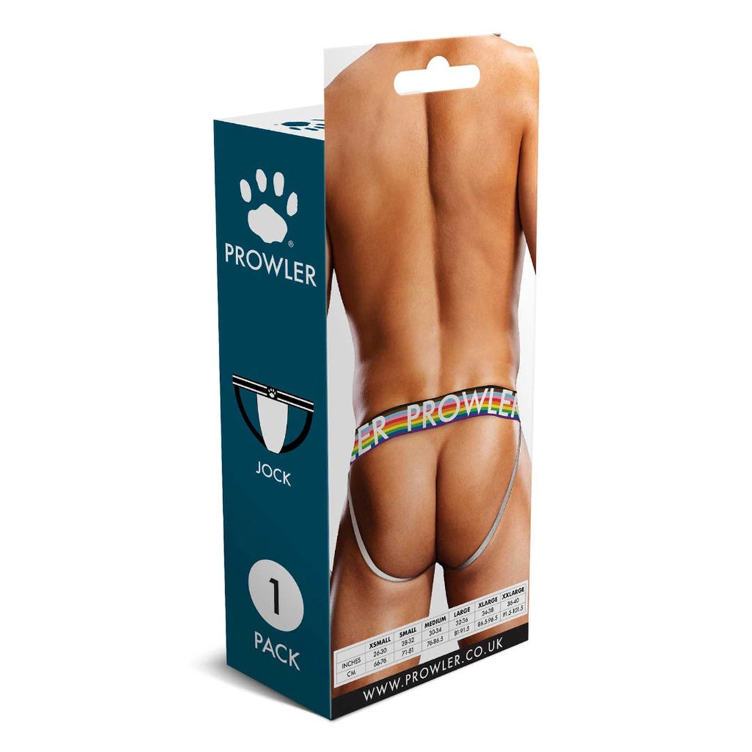 Prowler Majtki męskie Jockstrap Progress Pride czarne M