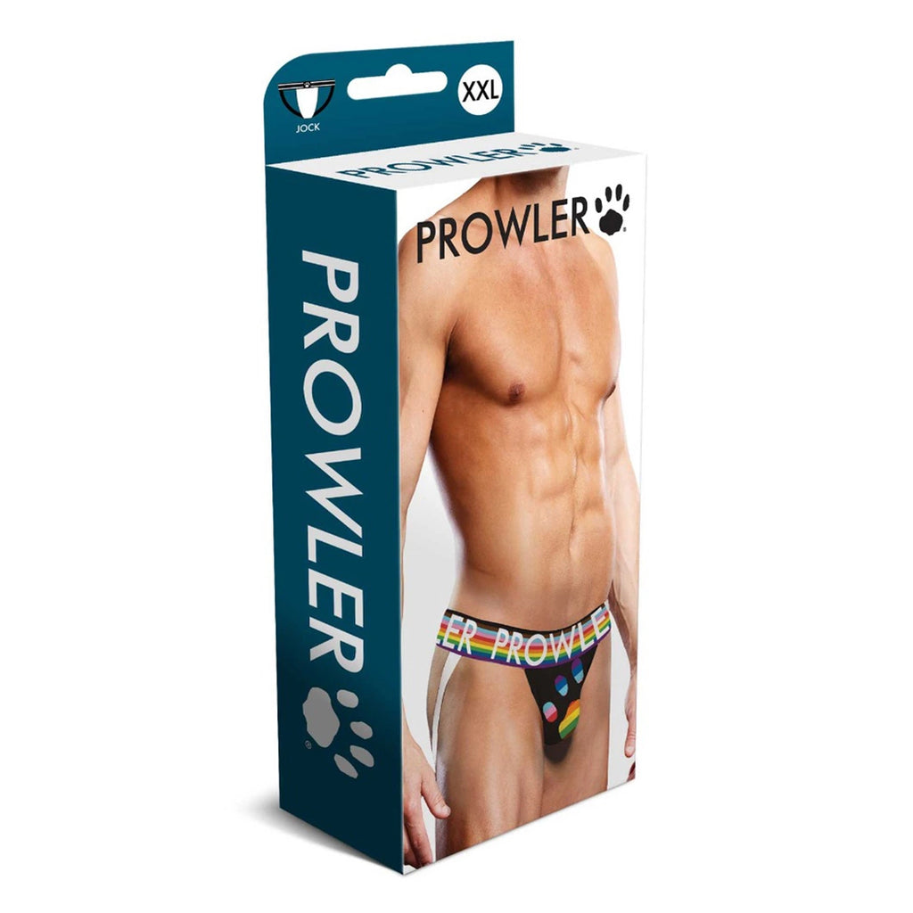 Prowler Majtki męskie XXL, paski Progress Pride, otwarty tył