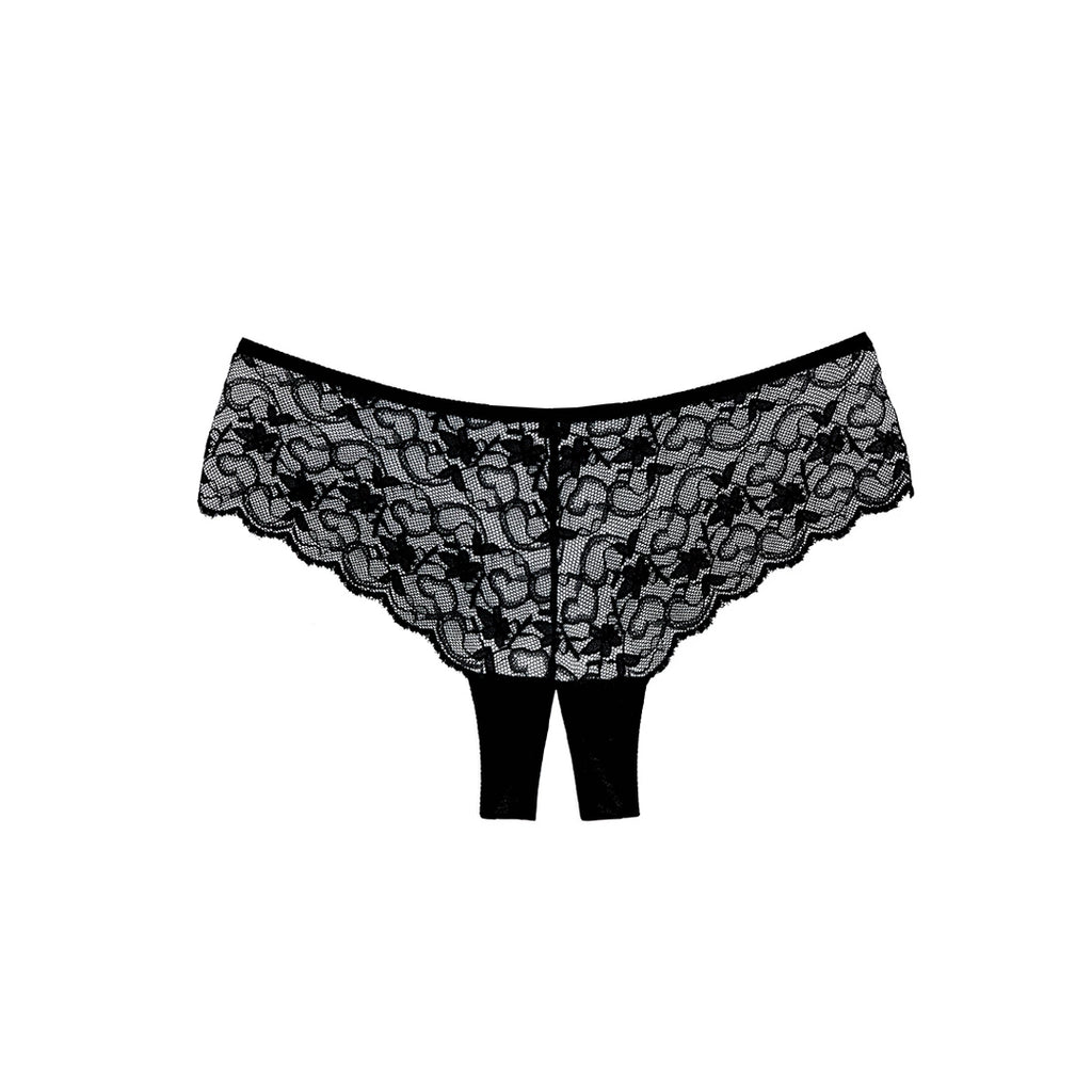 Leg Avenue Sweetheart Allure majtki z koronką i otwartym krojem