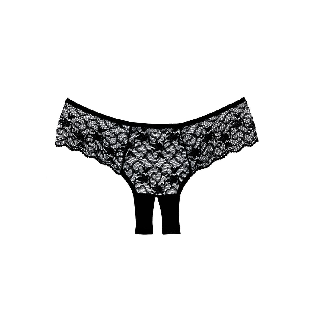 Leg Avenue Sweetheart Allure majtki z koronką i otwartym krojem