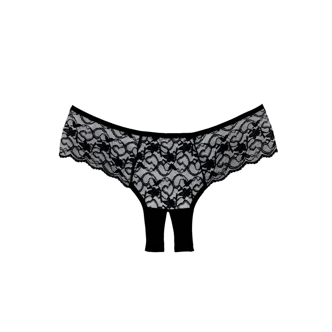 Leg Avenue Sweetheart Allure majtki z koronką i otwartym krojem