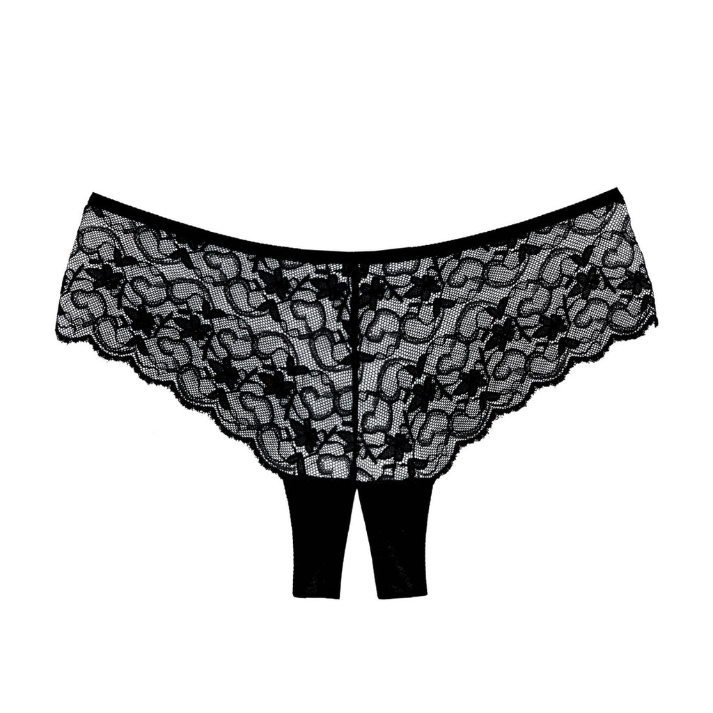 Leg Avenue Sweetheart Allure majtki z koronką i otwartym krojem