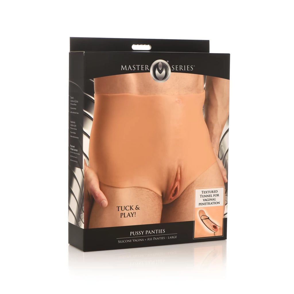 XR Brands silikonowe majtki model L z otworami, elastyczne