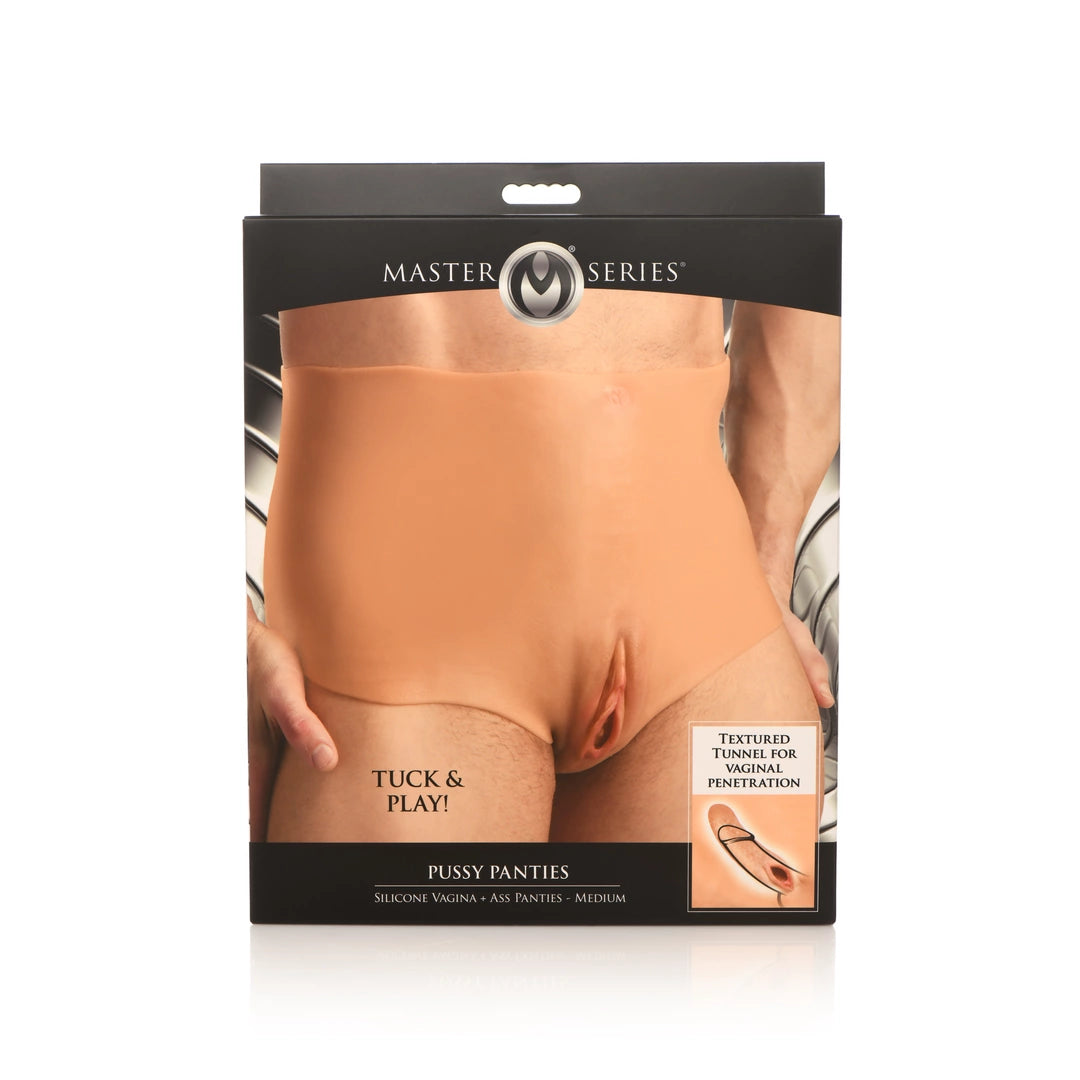 XR Brands Silikonowe majtki model M z otworami anatomicznymi