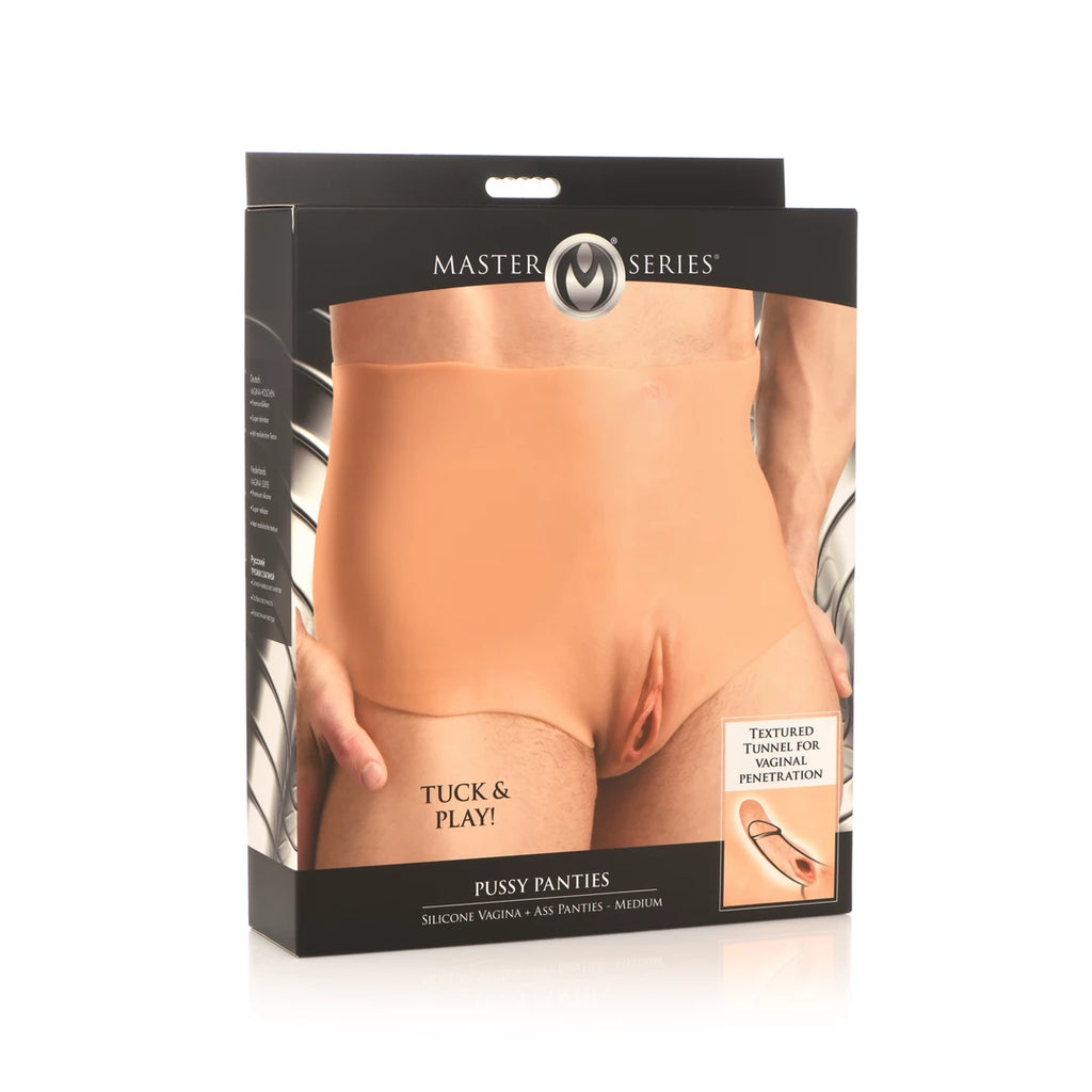XR Brands Silikonowe majtki model M z otworami anatomicznymi