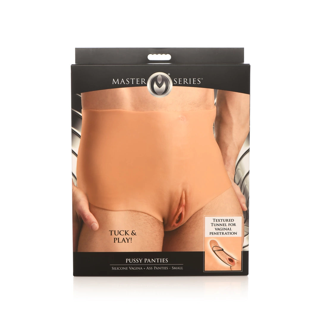 XR Brands Silikonowe majtki model S z otworami anatomicznymi