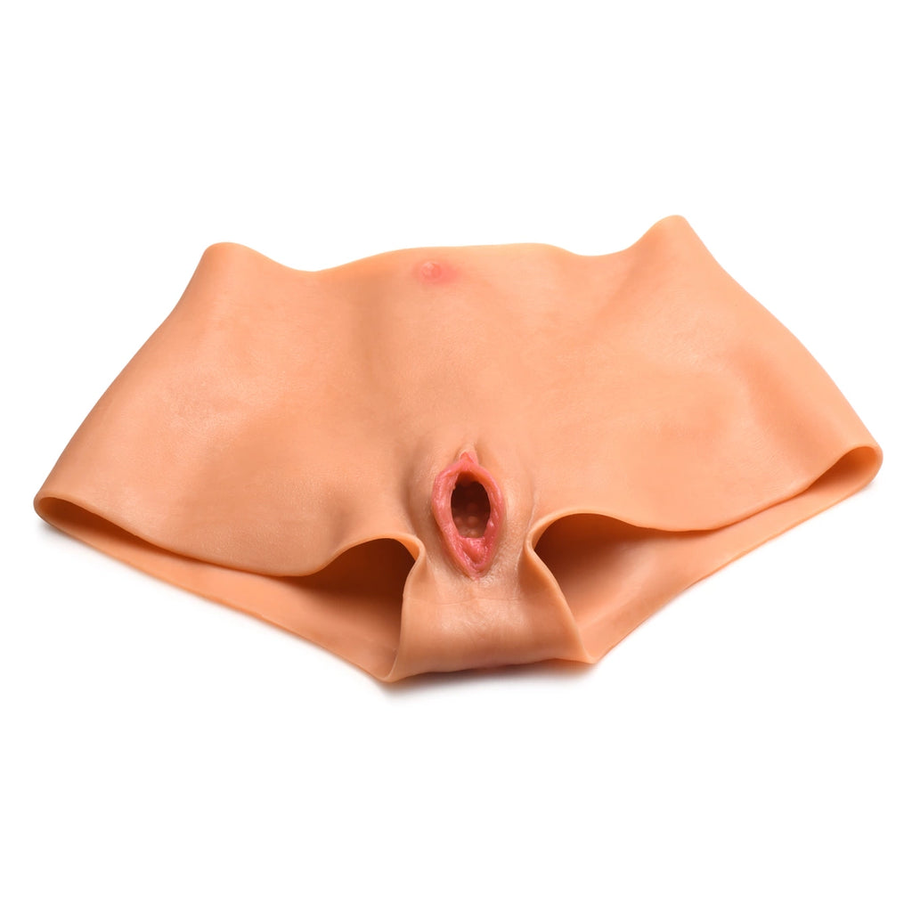 XR Brands Silikonowe majtki model S z otworami anatomicznymi