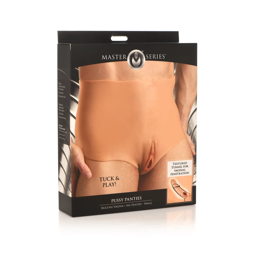 XR Brands Silikonowe majtki model S z otworami anatomicznymi