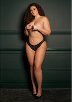 Le Desir Claire Plus Size - koronkowe majtki damskie, rozmiar XL/XXL