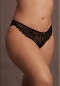 Le Desir Claire Plus Size - koronkowe majtki damskie, rozmiar XL/XXL