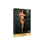Le Desir Milou Plus Size - majtki z transparentnej siateczki, otwarty fason