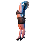 Magic Silk Exposed Komplet Polka Plus Size - Top i Spodniczka
