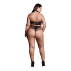 El Desir Carpo Plus Size komplet dwuczęściowy XL-XXXXL czarny